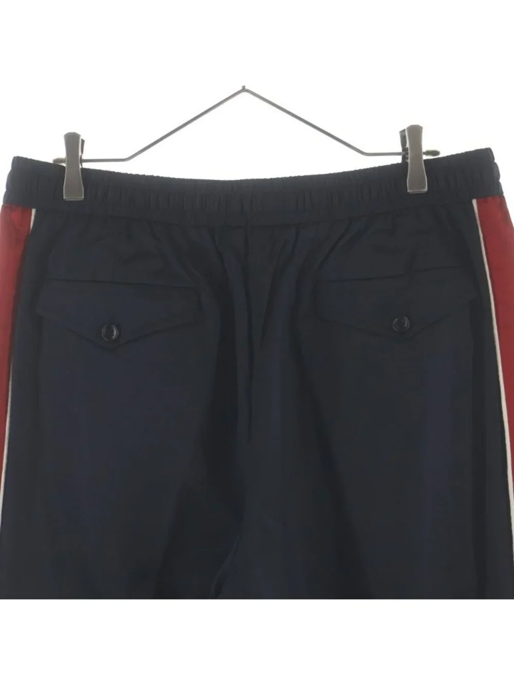Gucci Side Line Silk Blend Rayon Track Pants Black